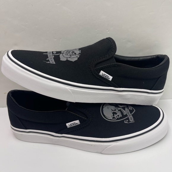 Vans Other - Vans Skull Men’s Classic Slip-On
Love You To Death Black/True White Sneakers